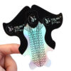 Professional Holographic Nail Forms, 500pcs Adhesive Reusable Forms for Acrylic and Gel Nail Extension
